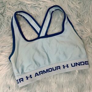 Under Armour Women’s XS Sports Bra Light Blue Racerback